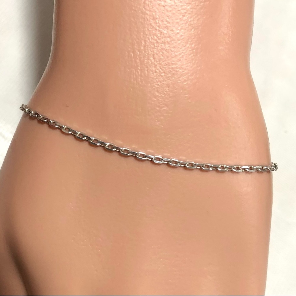 Vintage sterling Silver Chain Bracelet